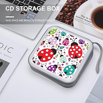CD付き Daisy bag (Paperback + Audio CD) Amazon.com: Retro Ladybug Print CD Collection Bag Portable